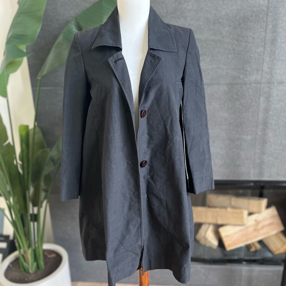 Stella McCartney Black Button Front Jacket - Picture 9 of 16
